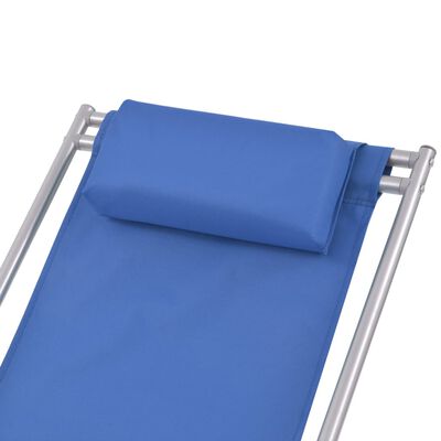 vidaXL Atlošiami gultai, 2 vnt., plienas, mėlynos spalvos