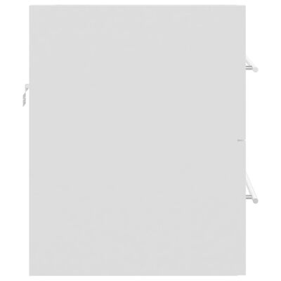 vidaXL Spintelė praustuvui, baltos spalvos, 60x38,5x48cm, MDP