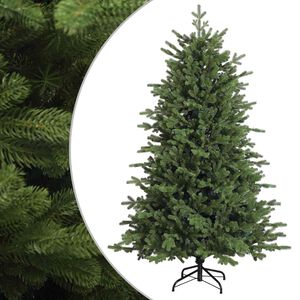 vidaXL Dirbtinė Sulankstoma Kalėdų Eglutė 120 cm PVC ir metalas Žalia