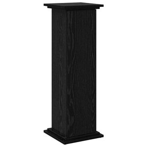 vidaXL Stendas Juodas ąžuolas 31 x 30 x 90 cm Apdirbta mediena