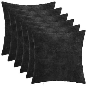 vidaXL Pagalvėlė 6 vnt. HEERLEN Antracito 35 x 35 cm Čiužinio audinys
