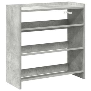 vidaXL Lentyna batams, betono pilka, 60x25x62cm, apdirbta mediena