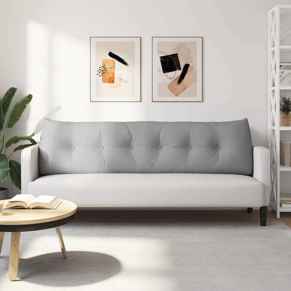 vidaXL Apsaugos Pagalvė Debesų pilka 180 x 24 x 50 cm audinys