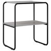 vidaXL Konsolinis stalas Pilka Sonoma 60 x 42,5 x 70 cm