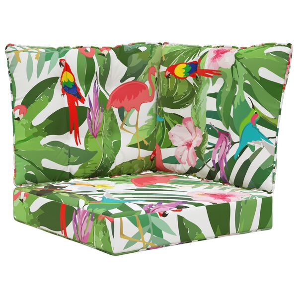 vidaXL Lauko sofa pagalvėlė 3 pcs spalvingas Poliesteris