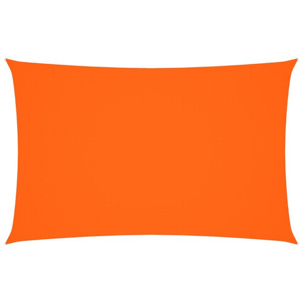 vidaXL Burė nuo saulės, oranžinė, 2,5x5m, oksfordas, stačiakampė