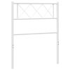 vidaXL Metalinis pakaitinis galvūgalis, baltos spalvos, 100cm