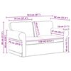 vidaXL Sofa 2 pcs Tamsiai žalia 155 x 82 x 80 cm audinys