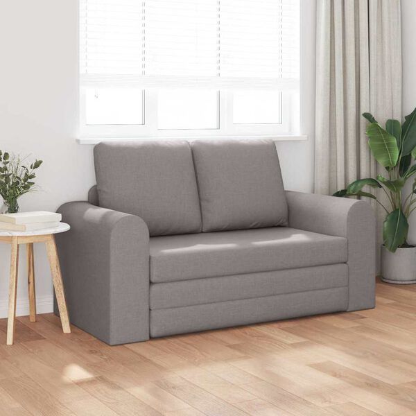 vidaXL Sofa lova 60cm Taupe audinys