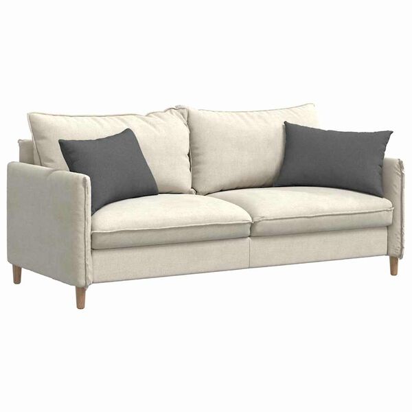 vidaXL Sofa Pagalvės 2 pcs Tamsiai pilka 60 x 40 cm audinys