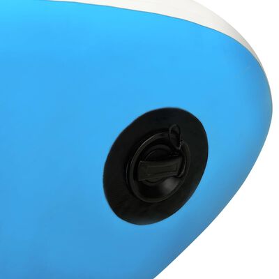 vidaXL Pripučiamos irklentės rinkinys, mėlynos spalvos, 305x76x15cm