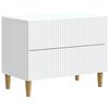 vidaXL &Scaron;alia lovos spintelė Balta 62 x 34,5 x 48 cm Apdirbta mediena