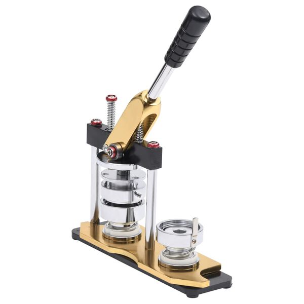 vidaXL Ženkliukų gaminimo aparatas su apskritu pjaustytuvu, 44mm