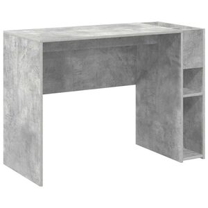 vidaXL Stalas Betono pilka Apdirbta mediena 109 x 50 x 78 cm