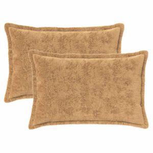 vidaXL Pagalvėlės užvalkalas 2 vnt. HOUTEN Taupe 30 x 50 cm