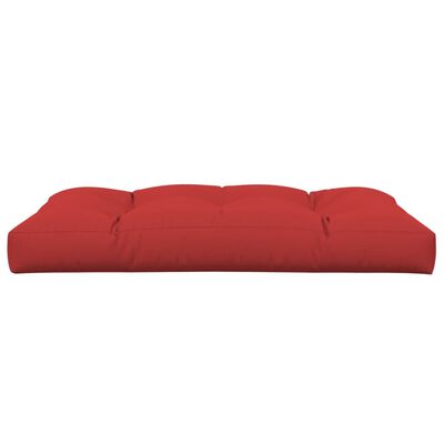 vidaXL Paletės pagalvėlė, raudonos spalvos, 120x80x12cm, audinys