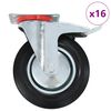 vidaXL Pasukami ratukai, 16vnt., 200mm
