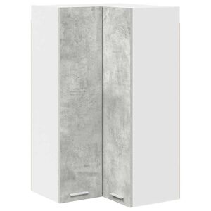 vidaXL Pakabinama spintelė Betono pilka ir balta 57 x 57 x 100 cm