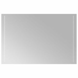 vidaXL LED vonios veidrodis Skaidrus 90 x 60 cm grūdintas stiklas