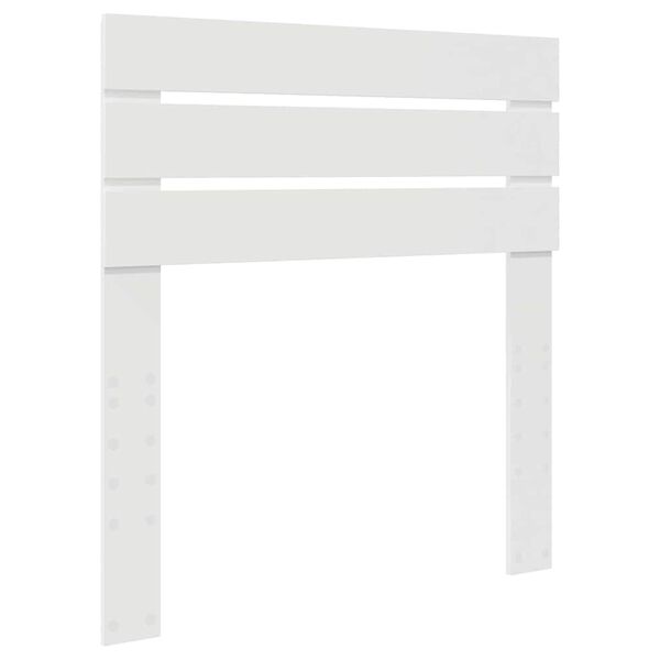 vidaXL Galvūgalis su galvūgalio Balta 90 cm Apdirbta mediena