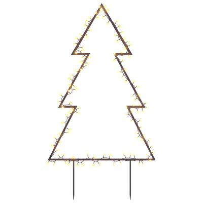 vidaXL Kalėdinė šviečianti dekoracija eglutė su smaigais, 115LED, 90cm