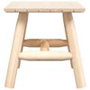vidaXL Šoninis staliukas, 49x49x50cm, eglės medienos masyvas