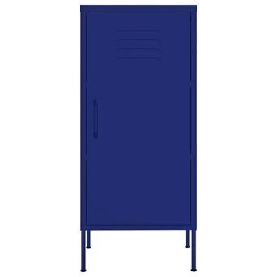 vidaXL Sandėliavimo spintelė, tamsiai mėlyna, 42,5x35x101,5cm, plienas