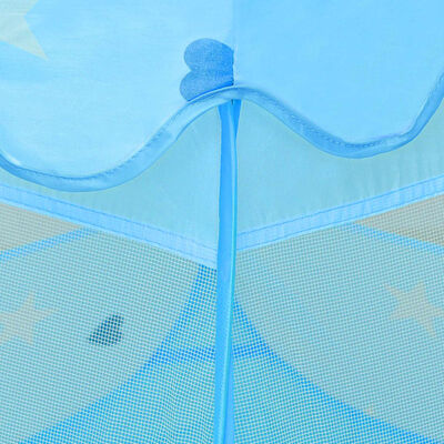 vidaXL Vaikiška žaidimų palapinė, mėlynos spalvos, 102x102x82cm