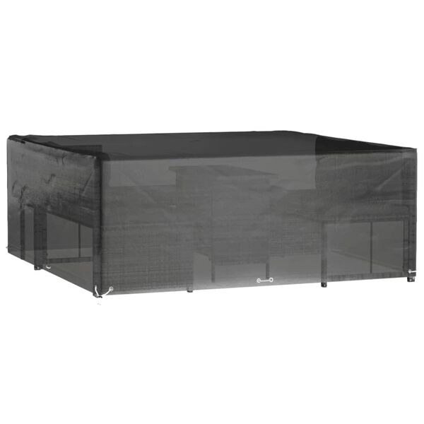 vidaXL Sodo baldų uždangalas, 250x250x90cm, 16 kilpučių, stačiakampis