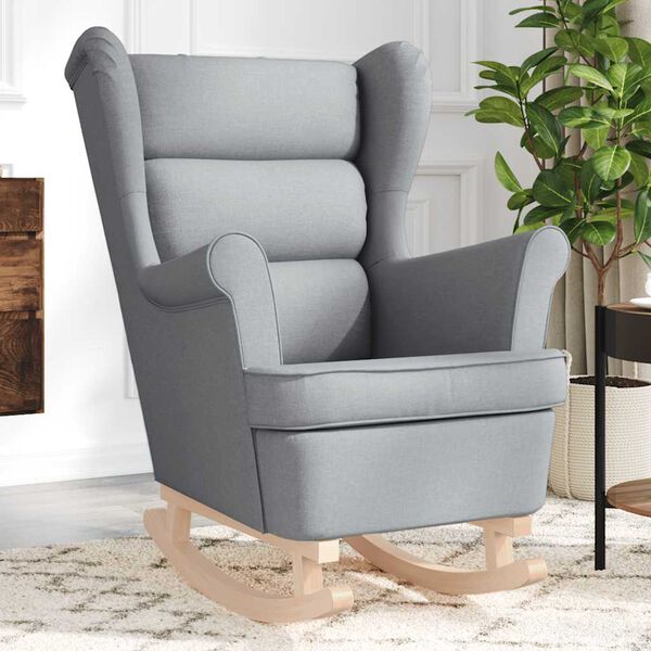 vidaXL Supama kėdė Šviesiai pilka 74x90x102 cm Audinys