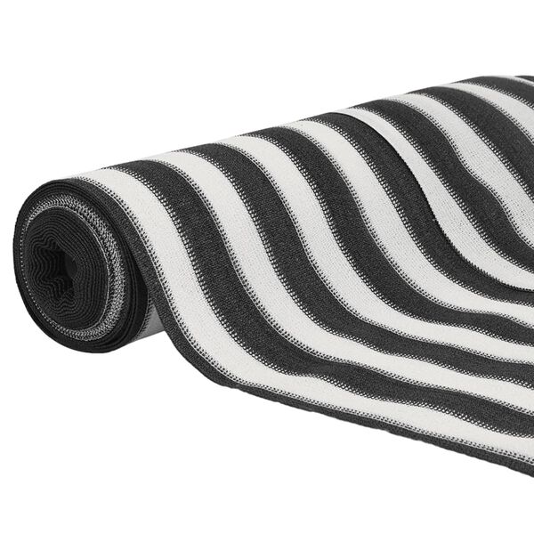 vidaXL Privatumo suteikiantis tinklelis, antracito ir baltos, 1,8x25m