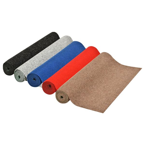 vidaXL Dirbtinė žolė su smeigtukais, pilkos spalvos, 4x1m