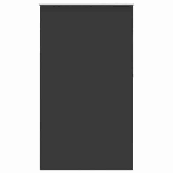 vidaXL roletas juodas 125x210 cm audinio plotis 121,6 cm poliesteris