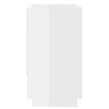 vidaXL &Scaron;oninė spintelė, balta, 70x41x75cm, apdirbta mediena, blizgi