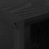 vidaXL Knygų spinta 2 pcs Juodas ąžuolas 99,5 x 30 x 108 cm