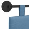 vidaXL Kabantysis galvūgalis Mėlyna 210 x 55 x 5 cm Kordūrinis audinys