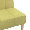 vidaXL Dvivietė sofa-lova, žalios spalvos, audinys