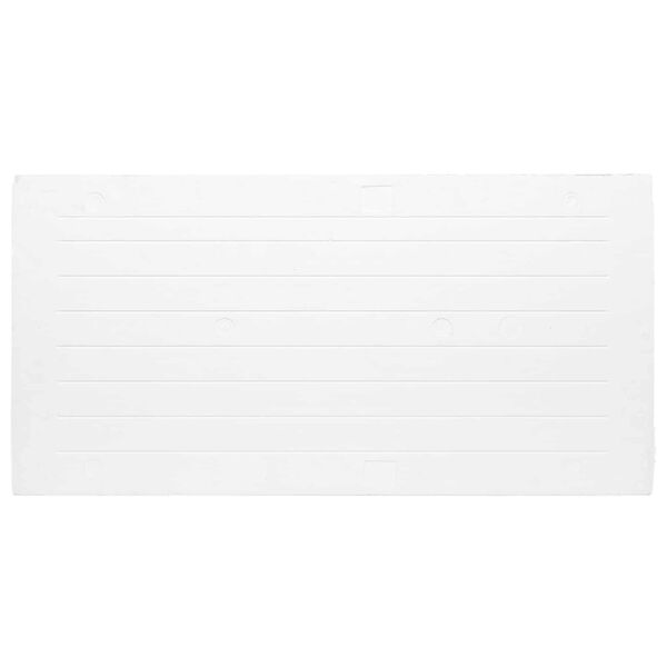 vidaXL Sienų plok&scaron;tės 10 pcs &Scaron;viesiai pilka ir balta. 100 x 50 cm