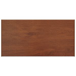 vidaXL Langų palangė Ruda mediena 60 x 40 x 4,5 cm PVC