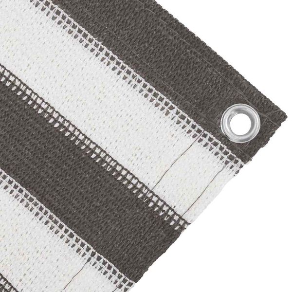 vidaXL Palapinės kilimėlis, antracito ir baltos spalvos, 250x300cm