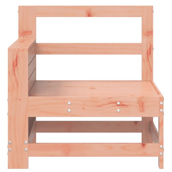 vidaXL Sodo sofos dalis, 69x62x70,5cm, douglas eglė, su porankiu