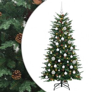 vidaXL Dirbtinė kalėdinė eglutė su rutuliuku 120 cm 150 LED