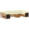 vidaXL Lauko sofos komplektas 8 pcs