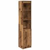 vidaXL Komoda, sendintos medienos, 37,5x35x180 cm, apdirbta mediena