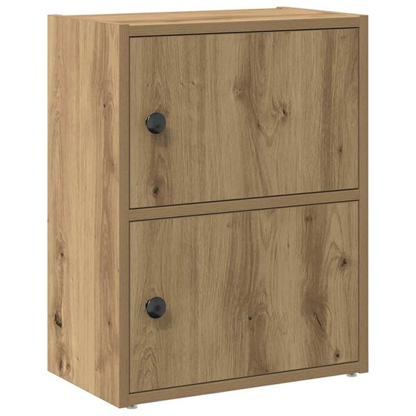 vidaXL Knygų spinta, artisano ąžuolo, 40x24x52cm, apdirbta mediena