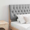 vidaXL Apmušta lovos galvūgalis Šviesiai pilka 180 cm