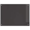 vidaXL Virtuvės užpakalinė plokštė Tamsiai pilka 80 x 60 x 0,6 cm