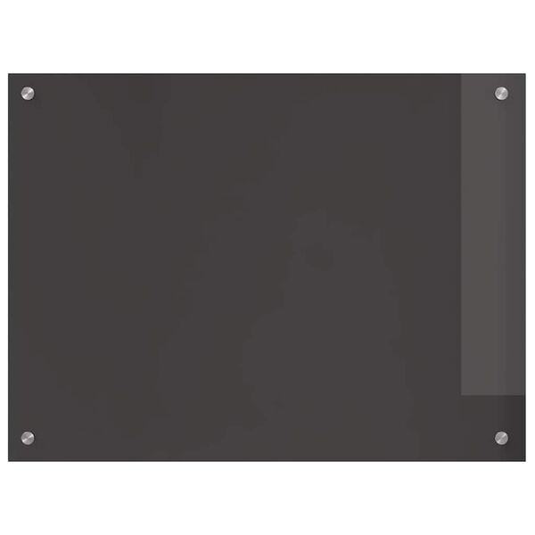 vidaXL Virtuvės užpakalinė plokštė Tamsiai pilka 80 x 60 x 0,6 cm
