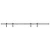 vidaXL stumdomų spintelių durų komplektas 244 cm anglinis plienas