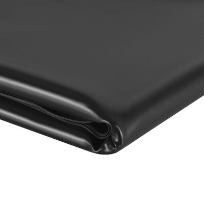 vidaXL Tvenkinio įdėklas, juodos spalvos, 2x2m, PVC, 0,5mm